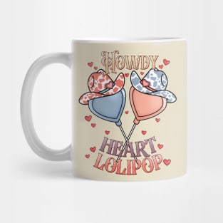 Howdy Heart Lolipop Mug